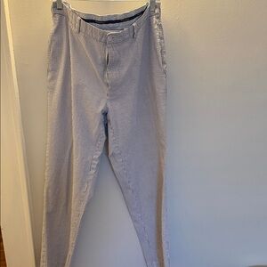 Men's Brooks Brothers Seersucker Striped/  Blue and White pants